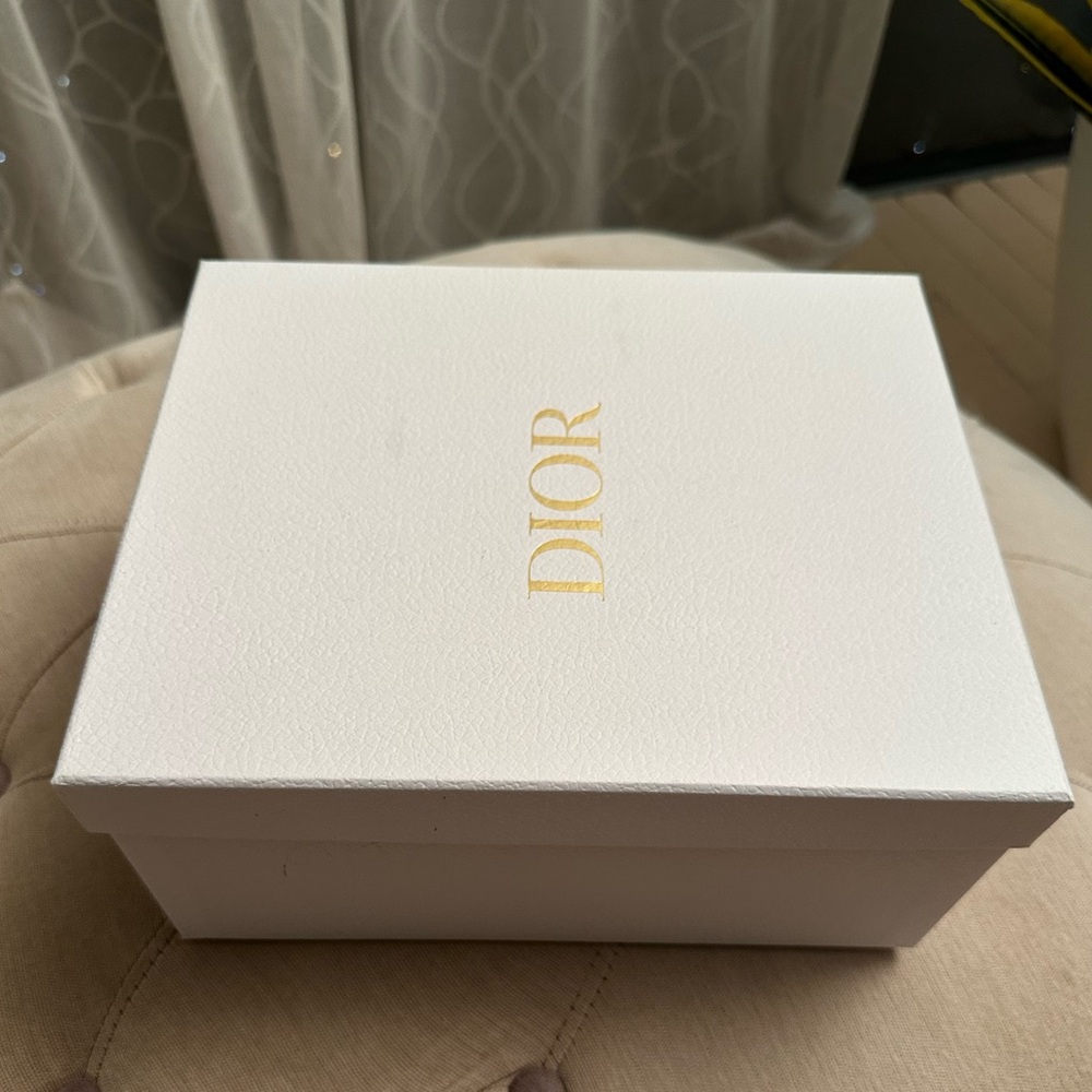 Authentic DIOR box with DIOR tissue paper Size 11X9X5. Excellent condition